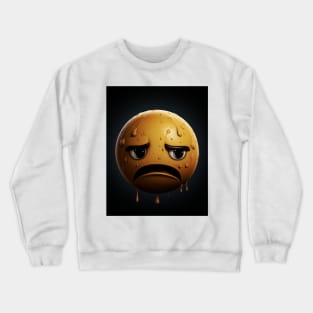 Sad Emoticon Crewneck Sweatshirt